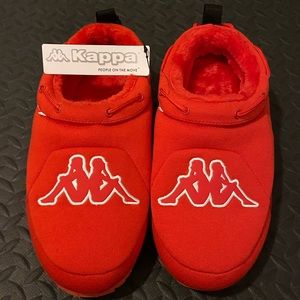 Fury Red Kappa Slippers Men’s 10 Women’s 12. Brand new with Tag. Super comfy!!